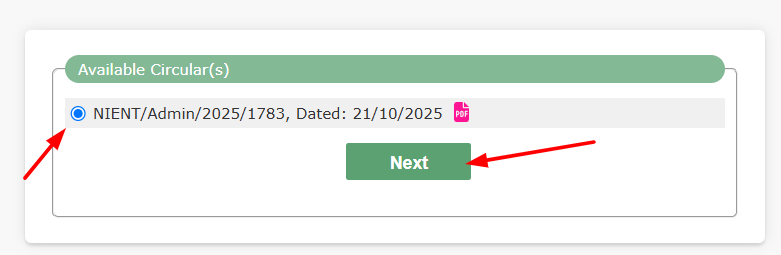 NIENT Job Application Procces